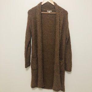 Cozy Casual Long Cardigan Soft - S/M Brown Tan💕